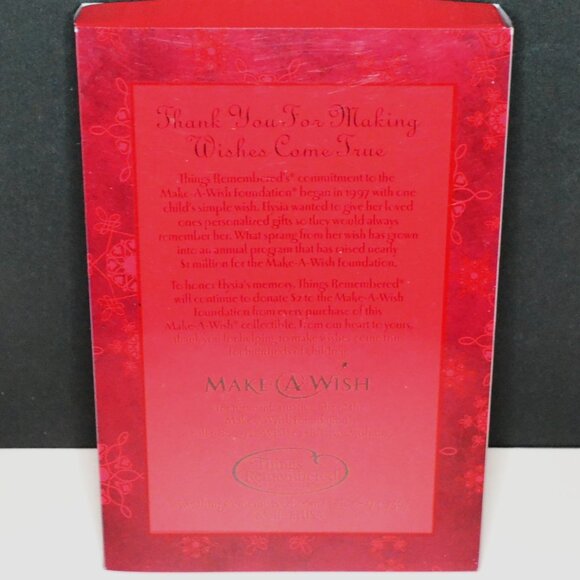 Things Remembered Make A Wish Christmas Ornaments Set Of 4 Pewter Holiday Decor - Picture 7 of 9